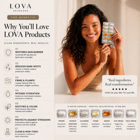 LOVA Skincare Boxes · 7 - in - ONE Capsule Routine · Complete AM & PM Skincare Ritual - skincare capsule - LOVA Skincare